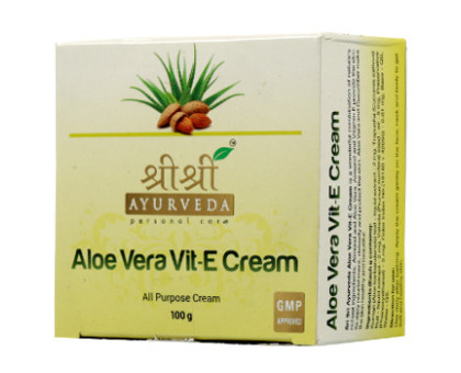 Aloe Vera Vitamin E cream Sri Sri Tattva, 100 gramy Aloe Vera Vitamin E cream Sri Sri Tattva, 100 gramy