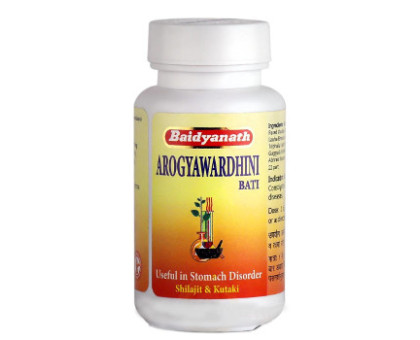 Arogyavardhini vati (Arogyawardhini bati) Baidyanath, 80 tabletek - 24 gramy Arogyavardhini vati (Arogyawardhini bati) Baidyanath, 80 tabletek - 24 gramy