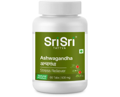 Ashwagandha Sri Sri Tattva, 60 tabletek Ashwagandha Sri Sri Tattva, 60 tabletek