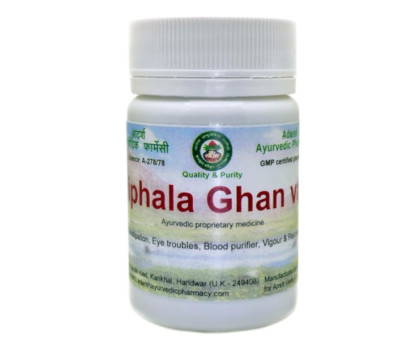 Triphala ekstrakt Adarsh Ayurvedic, 60 gramy ~ 120 tabletek Triphala ekstrakt Adarsh Ayurvedic, 60 gramy ~ 120 tabletek