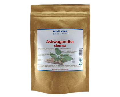 Ashwagandha powder organic Amrit Veda, 100 grams Ashwagandha powder organic Amrit Veda, 100 grams