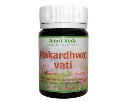 Makardhwaj vati Amrit Veda, 60 tablets Makardhwaj vati Amrit Veda, 60 tablets