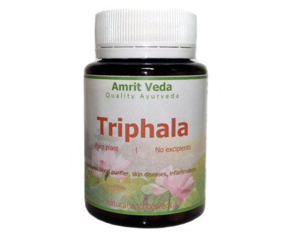 Triphala Amrit Veda, 60 kapsułki Triphala Amrit Veda, 60 kapsułki