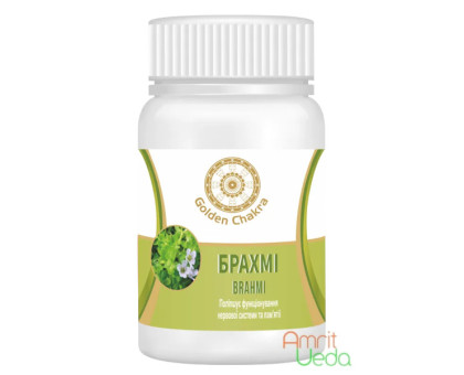 Brahmi Golden Chakra, 60 tabletten Brahmi Golden Chakra, 60 tabletten