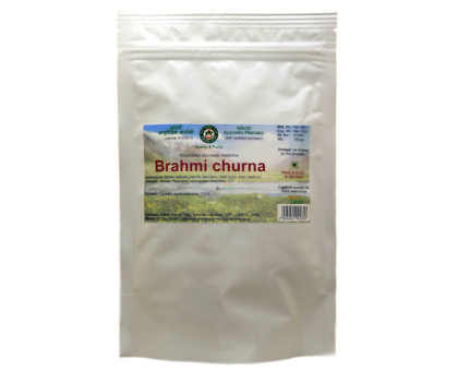 Brahmi pulver Adarsh Ayurvedic, 100 gramm Brahmi pulver Adarsh Ayurvedic, 100 gramm