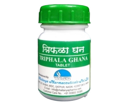 Triphala ekstrakt Chaitanya (Triphala ekstrakta Chaitanya), 60 tabletek Triphala ekstrakt Chaitanya (Triphala ekstrakta Chaitanya), 60 tabletek