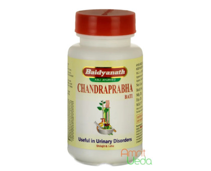 Chandraprabha bati Baidyanath, 80 tabletek - 28 gramy Chandraprabha bati Baidyanath, 80 tabletek - 28 gramy