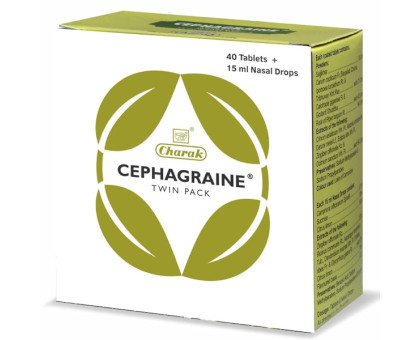 Cephagraine tablets + drops Charak, 40 tabletek Cephagraine tablets + drops Charak, 40 tabletek