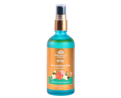 Face and body mist with Jasmine and rose Organic India, 100 ml Face and body mist with Jasmine and rose Organic India, 100 ml