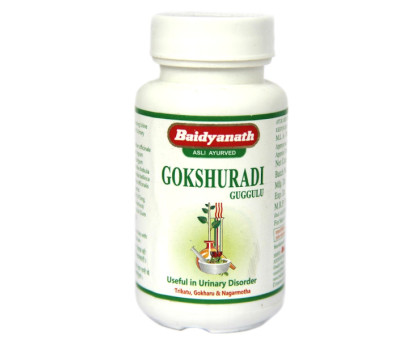Gokshuradi Guggulu Baidyanath, 80 tabletek - 30 gramy Gokshuradi Guggulu Baidyanath, 80 tabletek - 30 gramy