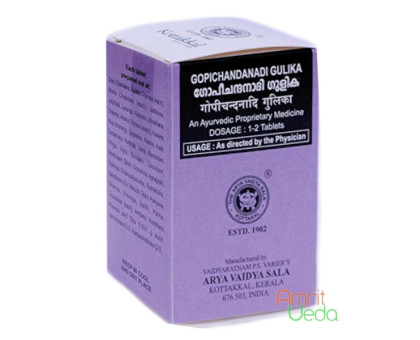 Gopichandanadi gulika Kottakkal, 100 tabletek Gopichandanadi gulika Kottakkal, 100 tabletek