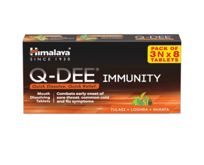Immunité Q-Dee (Q-Dee Immunity), 24 comprimés Himalaya Immunité Q-Dee (Q-Dee Immunity), 24 comprimés Himalaya