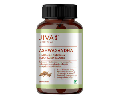Ashwagandha Jiva, 120 tabletek Ashwagandha Jiva, 120 tabletek
