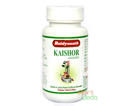 Kaishore Guggul (Kaishor Guggulu) Baidyanath, 80 tabletek - 30 gram Kaishore Guggul (Kaishor Guggulu) Baidyanath, 80 tabletek - 30 gram