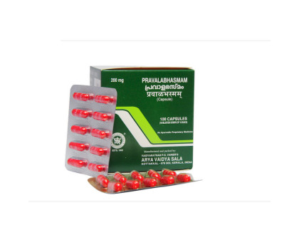 Pravala bhasma Kottakkal, 100 capsules