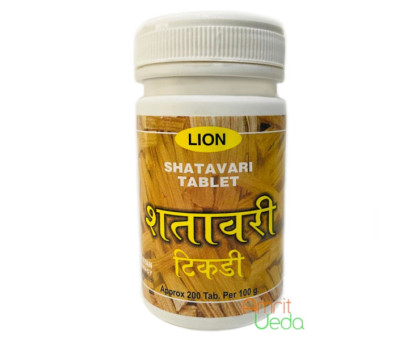 Shatavari Lion, 100 grams ~ 200 tablets Shatavari Lion, 100 grams ~ 200 tablets