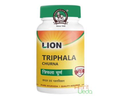 Triphala proszek Lion, 100 gramy Triphala proszek Lion, 100 gramy