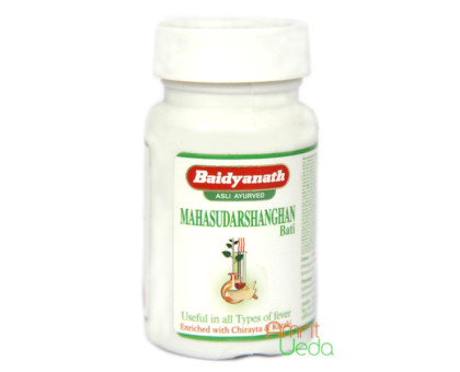 Mahasudarshan extract bati Baidyanath, 40 tablets - 10 grams Mahasudarshan extract bati Baidyanath, 40 tablets - 10 grams