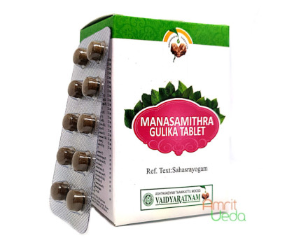 Manasamitra gulika Vaidyaratnam, 100 tablets Manasamitra gulika Vaidyaratnam, 100 tablets