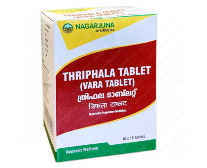 Triphala Nagarjuna, 100 tablets Triphala Nagarjuna, 100 tablets