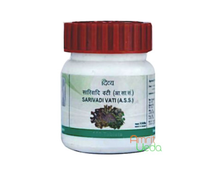 Sarivadi vati Patanjali, 160 tabletek - 20 gram - 20 gram Sarivadi vati Patanjali, 160 tabletek - 20 gram - 20 gram