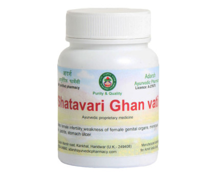 Shatavari ekstrakt Adarsh Ayurvedic, 20 gramy ~ 50 tabletek Shatavari ekstrakt Adarsh Ayurvedic, 20 gramy ~ 50 tabletek