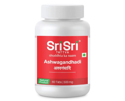 Ashwagandhadi, 60 tabletek Śri Śri Tattva Ashwagandhadi, 60 tabletek Śri Śri Tattva
