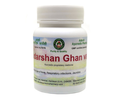 Sudarshan extract Adarsh Ayurvedic, 20 grams ~ 55 tablets Sudarshan extract Adarsh Ayurvedic, 20 grams ~ 55 tablets
