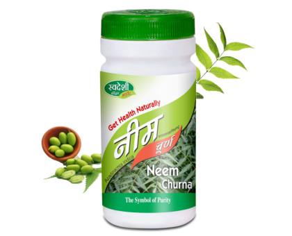 Neem proszek Swadeshi Ayurved, 100 gramy Neem proszek Swadeshi Ayurved, 100 gramy