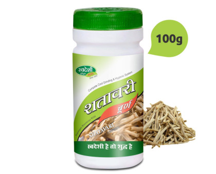 Shatavari proszek Swadeshi Ayurved, 100 gramy Shatavari proszek Swadeshi Ayurved, 100 gramy