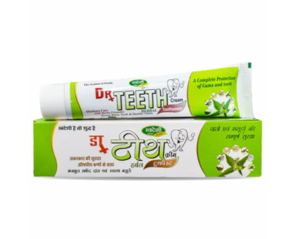 Toothpaste Dr. Teeth Swadeshi Ayurveda, 100 gramy Toothpaste Dr. Teeth Swadeshi Ayurveda, 100 gramy