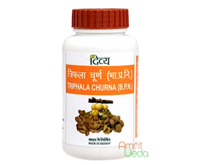 Triphala polvo Patanjali, 100 gramoss Triphala polvo Patanjali, 100 gramoss