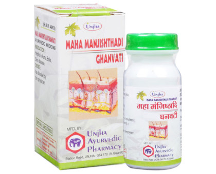 Maha Manjishthadi extract Unjha, 40 tablets - 10 grams Maha Manjishthadi extract Unjha, 40 tablets - 10 grams