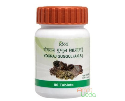 Yogaraj Guggul (Yograj Guggul) Patanjali, 40 comprimés - 20 grammes Yogaraj Guggul (Yograj Guggul) Patanjali, 40 comprimés - 20 grammes