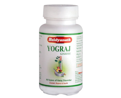 Yogaraj Guggul (Yograj Guggulu) Baidyanath, 120 tabletek - 45 gramy Yogaraj Guggul (Yograj Guggulu) Baidyanath, 120 tabletek - 45 gramy