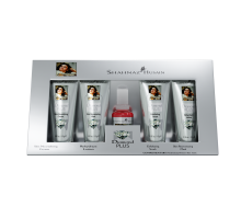 Kit Odnowa Skóry Diamond — Krem odżywczy + Peeling + Balsam + Maska + Tonik Professional Power, 4x10 gramów + 15 ml