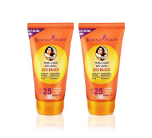 Combo — Ochrona przeciwsłoneczna Total Care SPF-25, 2x100 gramów