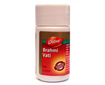 Brahmi vati Dabur, 40 tabletten - 15 gramm Brahmi vati Dabur, 40 tabletten - 15 gramm