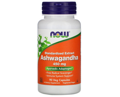 Ashwagandha extract 450 mg Now Foods, 90 capsules Ashwagandha extract 450 mg Now Foods, 90 capsules
