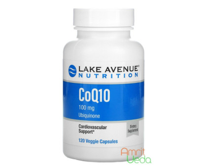 Coenzyme Q10 100 mg Lake Avenue, 120 capsules Coenzyme Q10 100 mg Lake Avenue, 120 capsules
