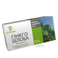 Ginkgo Biloba + vitamin C, 80 comprimés