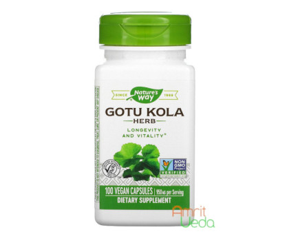 Gotu Kola 950 mg Nature's Way, 100 capsules Gotu Kola 950 mg Nature's Way, 100 capsules