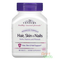 Hair, skin and nails Advanced formula, 50 compresse