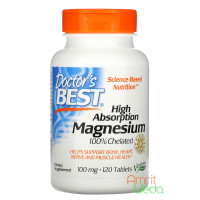 Magnesium chelated - 100 mg, 120 tablets