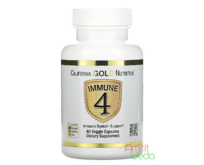 Immune 4 California Gold Nutrition, 60 capsules Immune 4 California Gold Nutrition, 60 capsules