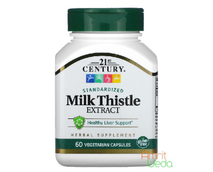 Milk Thistle extract 21st Century, 60 capsules Milk Thistle extract 21st Century, 60 capsules