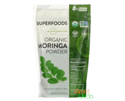 Moringa poudre MRM Nutrition, 240 grammes Moringa poudre MRM Nutrition, 240 grammes