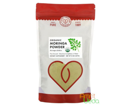 Moringa polvo Pure Indian Foods, 227 gramoss Moringa polvo Pure Indian Foods, 227 gramoss