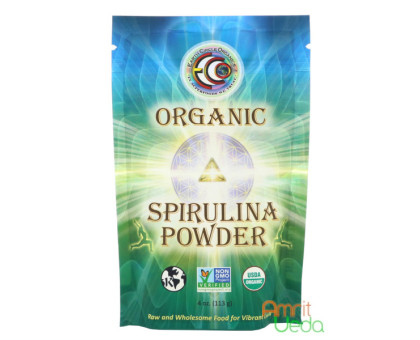 Spirulina pulver Earth Circle Organics, 113 gramm