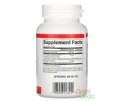 Vitamin C 1000 mg Natural Factors, 60 tablets Vitamin C 1000 mg Natural Factors, 60 tablets